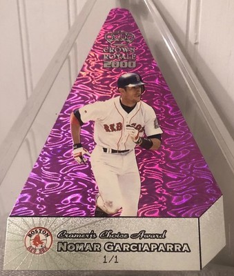 2000 Nomar Garciaparra 1/1 Pacific Crown Royale Cramer's Choice card Red Sox MLB