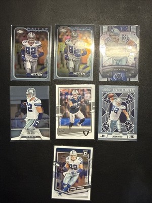 Jason Whitten 7 Card Lot Dallas Cowboys Topps Chrome Resurgenc Optic Donruss ect