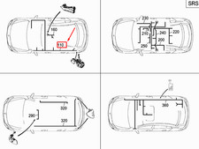 MERCEDES-BENZ CLA C117 Fuel System Wiring Harness A1565408407 NEW