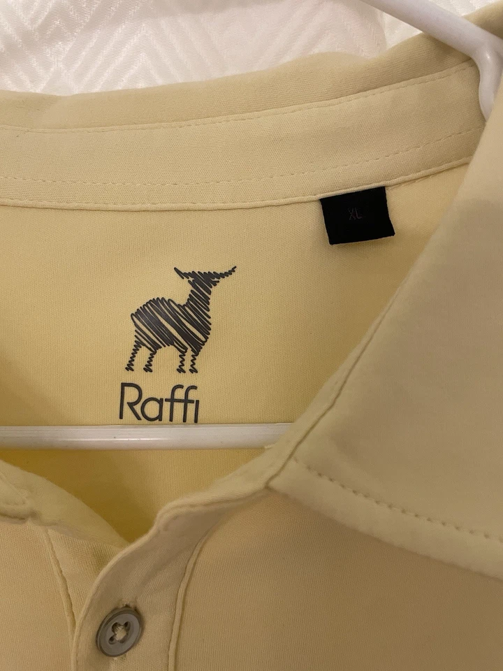 Polo Raffi amarela clara - Imagem 3 de 4