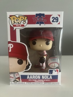 Funko Pop! Vinyl: MLB - Aaron Nola (Philadelphia Phillies) - Figura Collezionabile 9cm In Scatola Trasparente