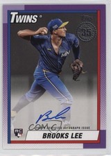 2025 Topps Series 2 1990 Topps Baseball Brooks Lee #90B2-BL Rookie Auto RC