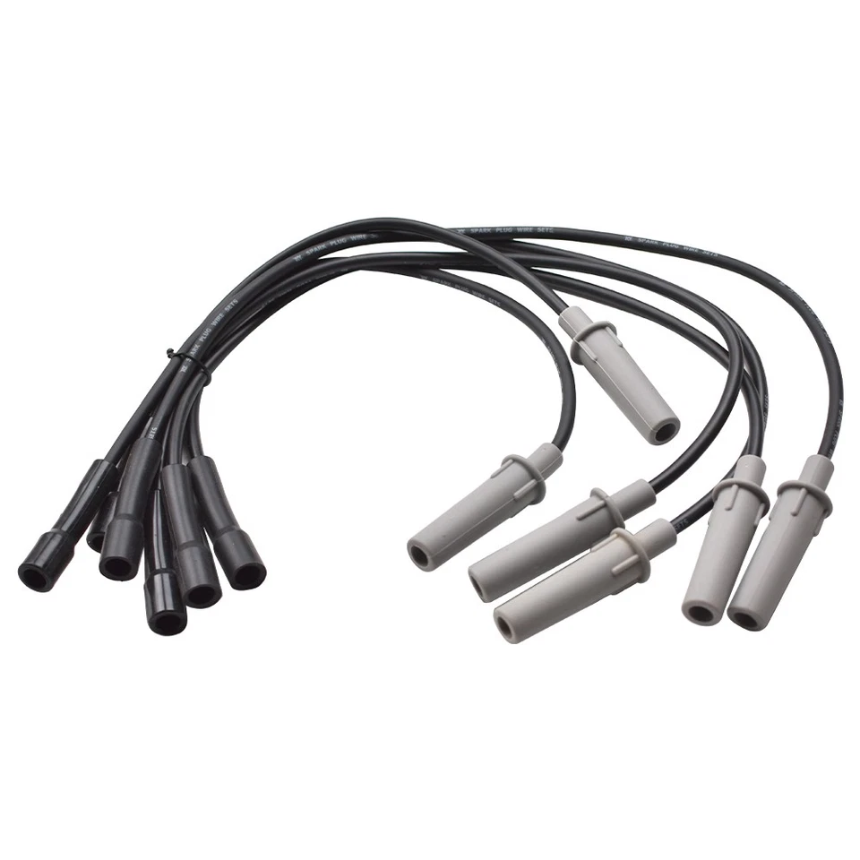 6X Bujías + Juego de cables y paquete de bobinas para Chrysler Town & Country 01-10 3,3 L 3,8 L Foto 3 de 4