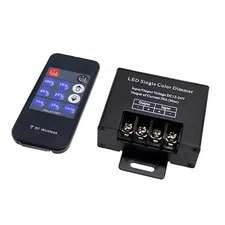 DC 12V-24V 30A Single Color Dimmer 11 Key RF Remote Controller For LED Lights