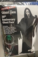 Ghost Face 30th Anniversary Father Death Costume Set spirit Halloween In hand