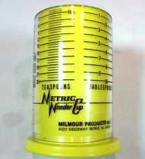 Metric Wonder Cup Measuring Cup Wet/Dry Measure- 1 Cup - Made In USA