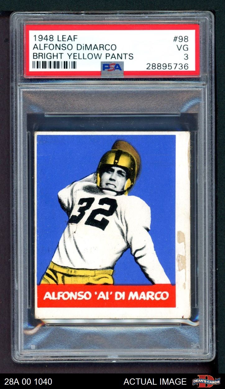 1948 Leaf #98 Al DiMarco RC PSA 3 - VG
