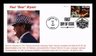 US COVER BEAR BRYAN LEGENDARY FOOTBALL COACHES FDC GINSBURG CUSTOM CRAFTED