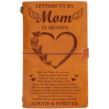 Memorial Gifts for Loss of Mom,Letter to Mom in Heaven Leather Journal,Loss o...