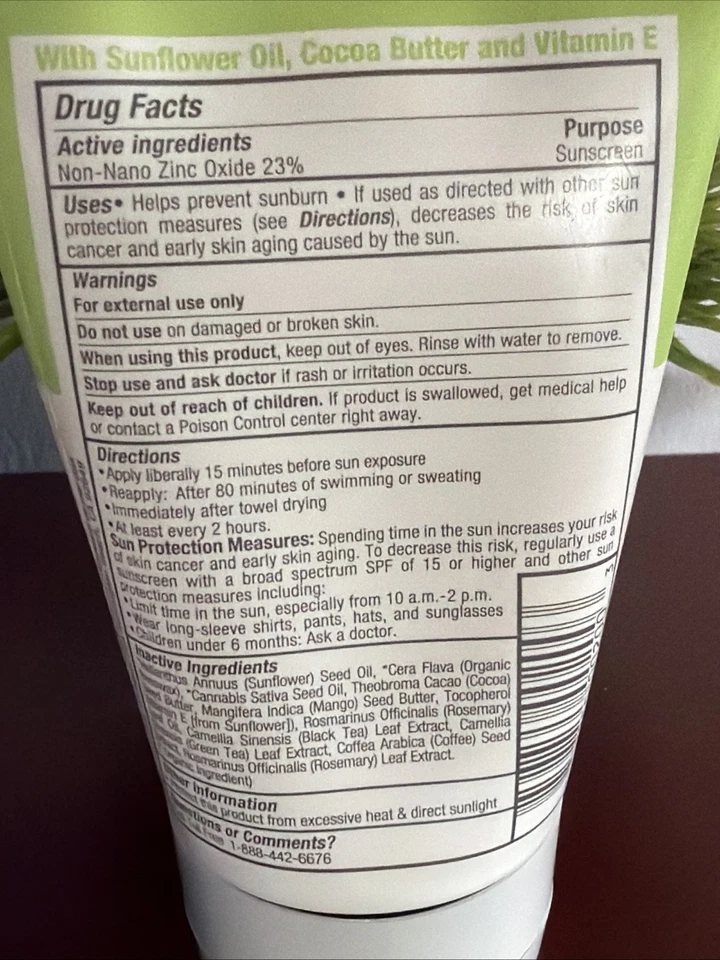 Raw Elements - Protector solar facial + corporal FPS 30 - 3 OZ - Resistente al agua Foto 3 de 4