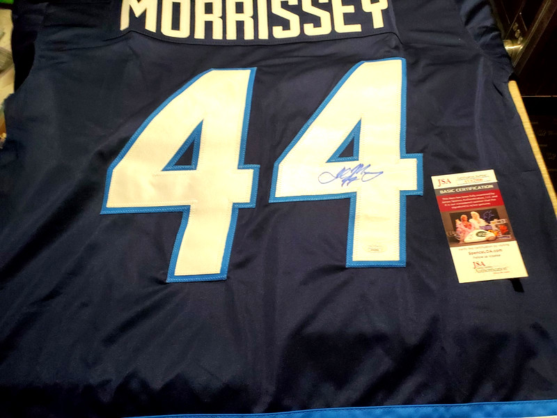 Josh Morrissey Signed Winnipeg Jets Jersey JSA Coa Autographed