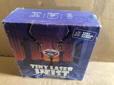 Tiny Laser Heist Hilariously Awkward 3D Board Game Sealed Cards Never Played