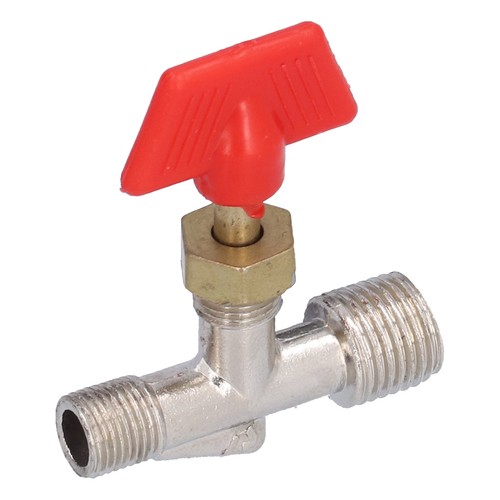5Pcs Needle Valve Thread Straight Through Water Pipe Air Hose Adjustment ♫ - Picture 7 of 12