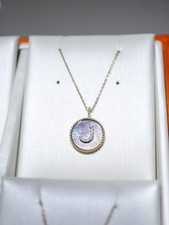 14K Yellow Gold Letter J Pendant Necklace, Da...