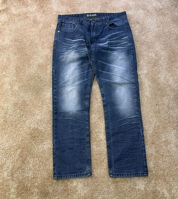 CJ Black slim Straight Fit Jeans Men's 34x30 Blue Dark Wash Denim