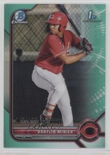 2022 Bowman Chrome Prospects Aqua Refractor 116/125 Braylin Minier #BCP-93 nd3
