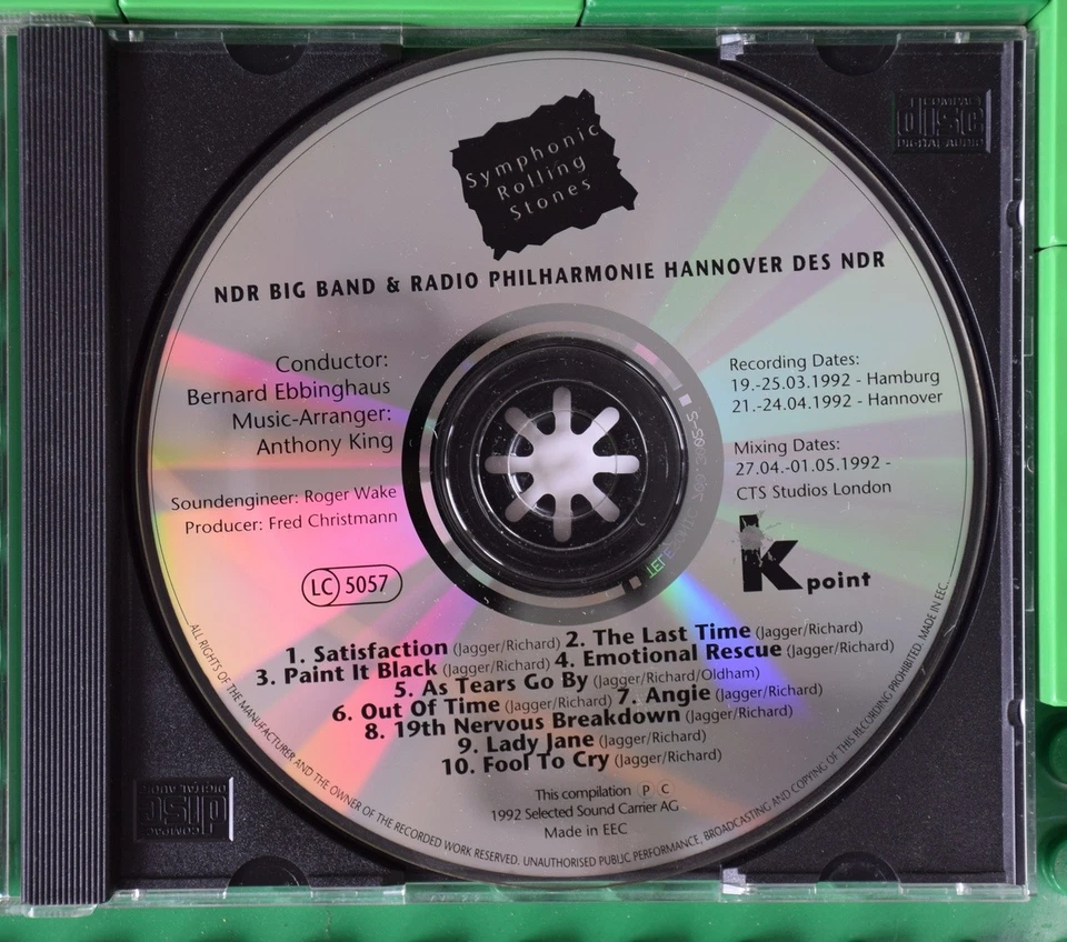 NDR Big Band & Radio Philharmonie - Symphonic Rolling Stones - K-point - CD - Bild 3 von 4