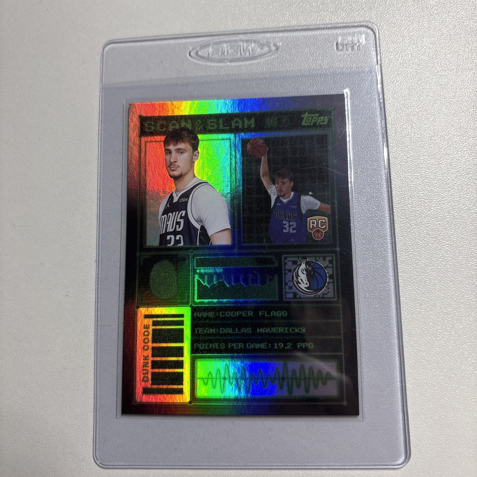 2025-26 Topps - Cooper Flagg #SS-26 Dallas Mavericks - RC Scan & Slam /50