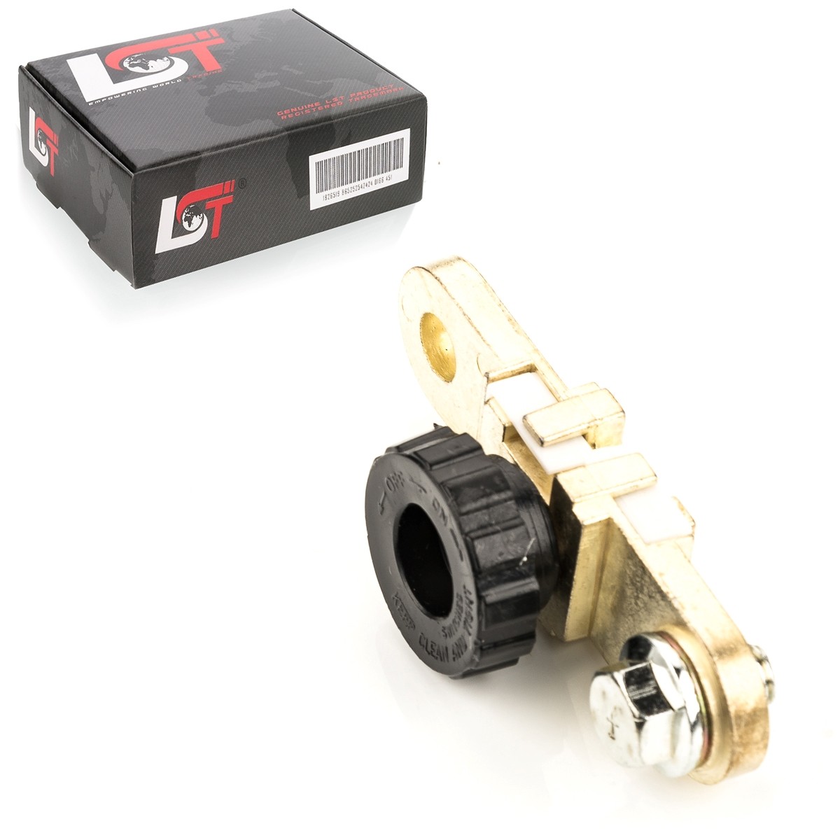 Car Battery Isolator Disconnect Switch with Round Knob Black for DACIA