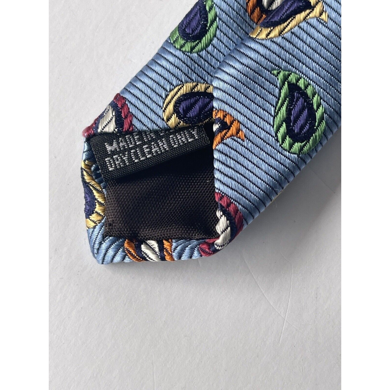 Mark Pendleton Tie Blue With Multicolor Paisley D… - image 4