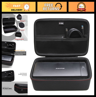 Compact Scanner Case for ScanSnap iX1300 & Doxie Pro DX400 - Durable, Protective