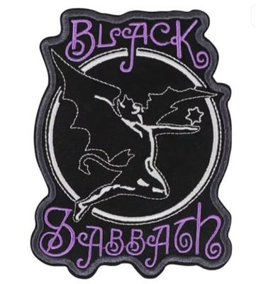 Patch Black Sabbath - Daemon Logo ca. 8,5x10 cm, Aufnäher, Patch für die Kutte