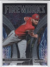 #F-SB 2021 Prizm Draft Picks Fireworks ] Sam Bachman Miami (OH) RedHawks