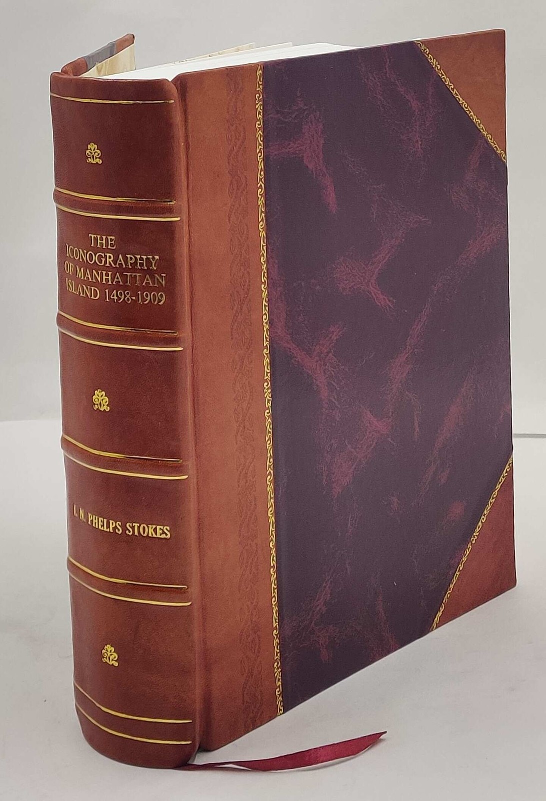 The iconography of Manhattan Island, 1498-1909 Volume 6 by I. N. [Leather Bound]