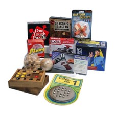 11 Adult Brain Teaser Puzzle Logic Toy Lot Tangoes, One Tough Puzzle MORE READ