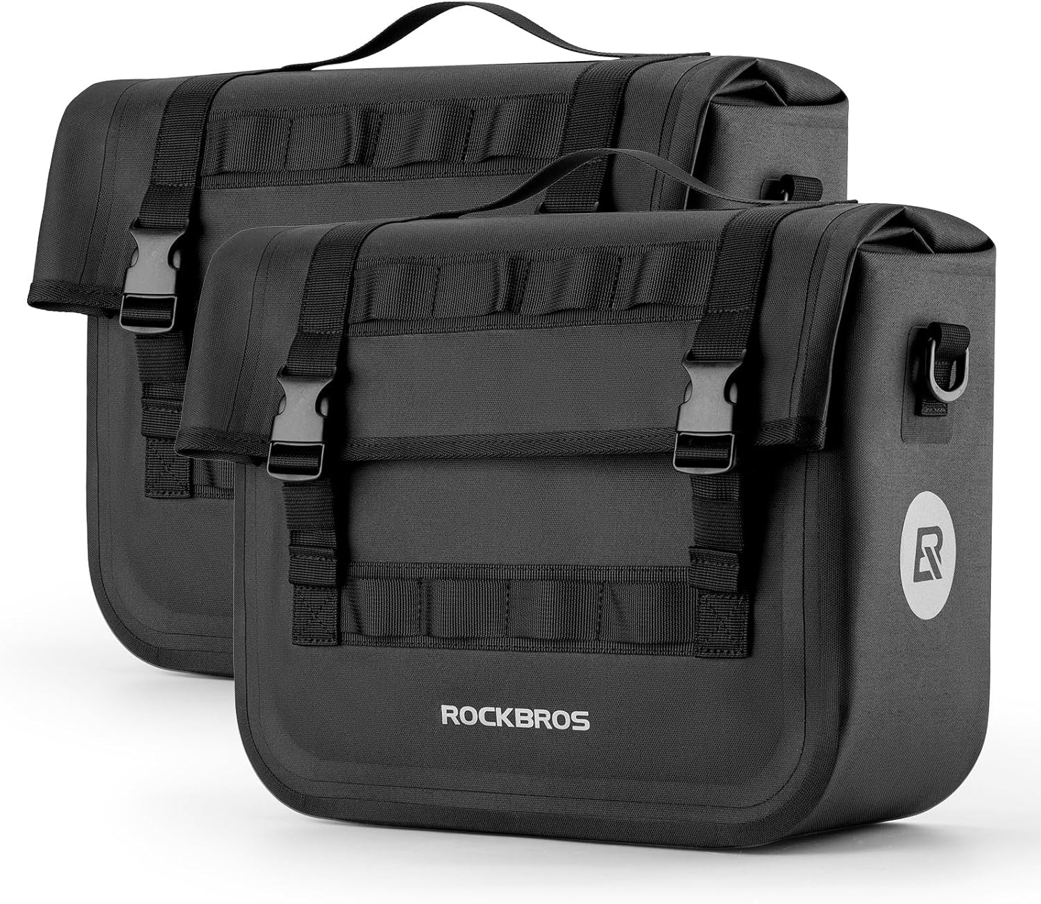 ROCKBROS Bike Panniers 15L Waterproof Rack Bag for Cycling C