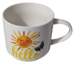 The World of Eric Carle Hello sunshine sun rays butterfly mug