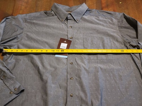 Ariat Inkley Classic Mens 2XL Button Down Shirt Gray Long Sleeve - Picture 6 of 11