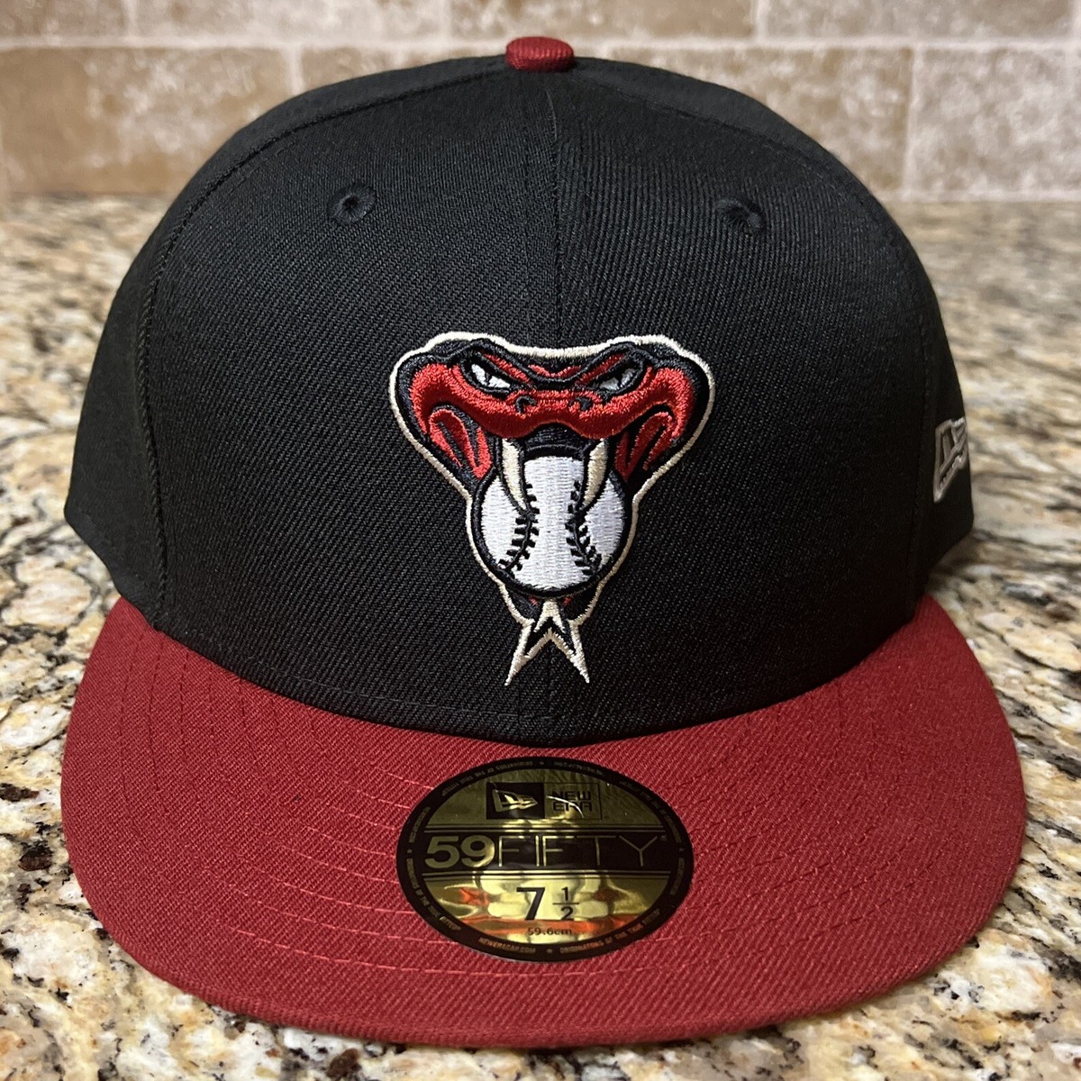 Arizona Diamondbacks New Era 59Fifty Alternate Black Red Fitted