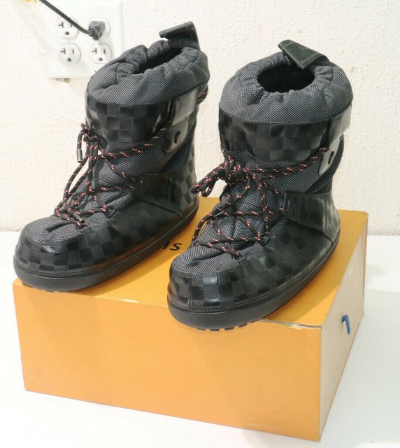 LOUIS VUITTON Snowstorm Winter Boots Damier Infiniti Black eBay