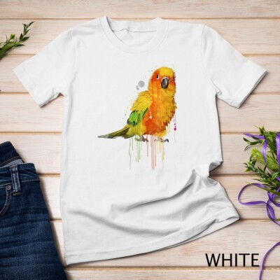Sun Conure Shirt, Cute Conure Parrot T-Shirt Unisex T-shirt