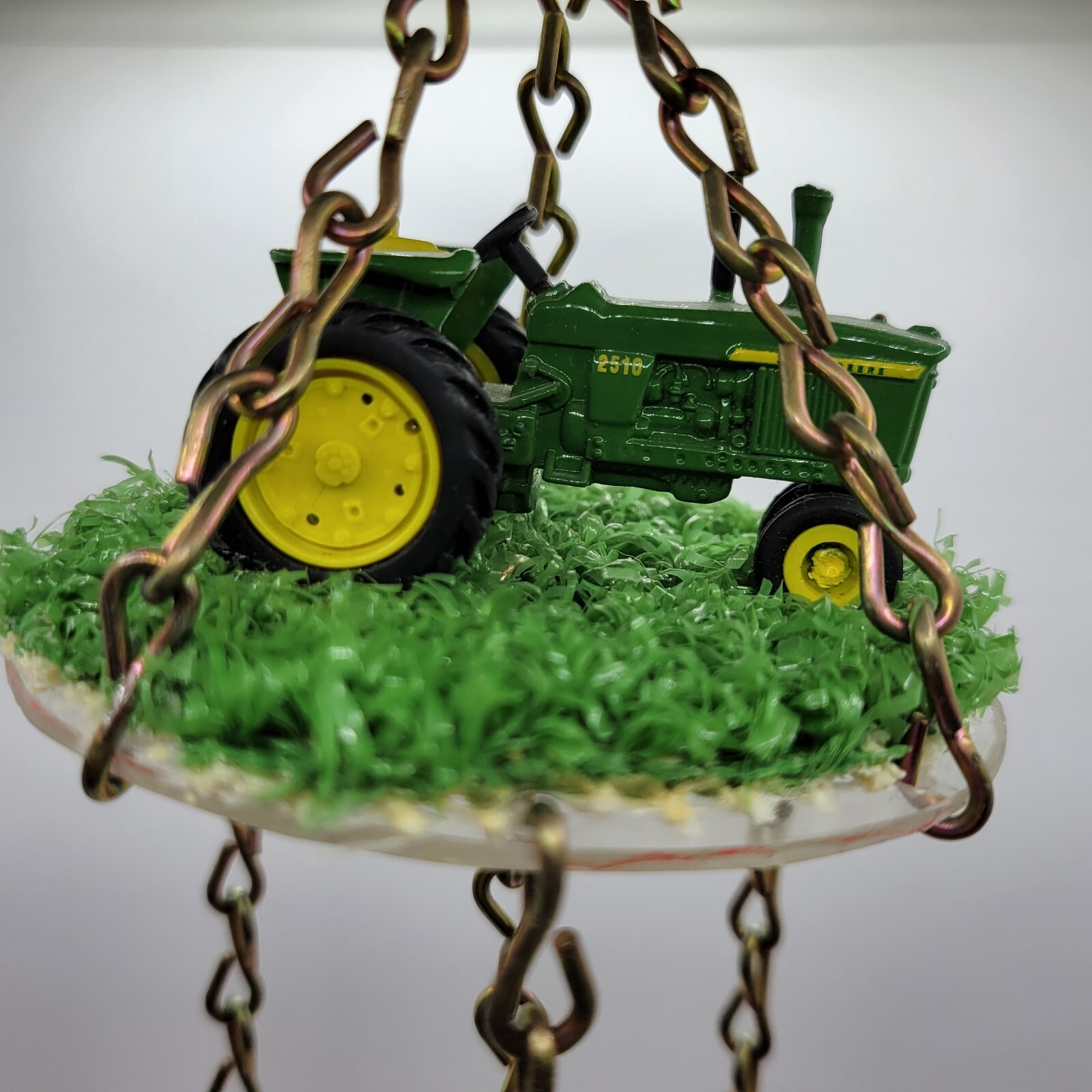 John Deere Wind Chime With Ertl John Deere 2510 Tractor on Top eBay