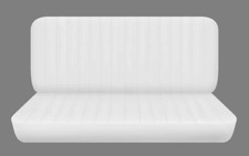 Fits 1955 Chevy Belair 4door Sedan Rear Bench Seat Covers White