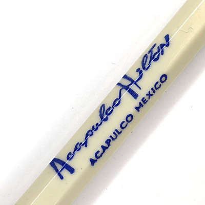 c1960s Acapulco, Mexico Acapulco Hilton Hotel Plastic Advertising Pen G39