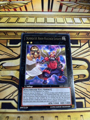 Yugioh Nummer 64: Ronin-Waschbär Sandayu SHSP-DE051 Rare