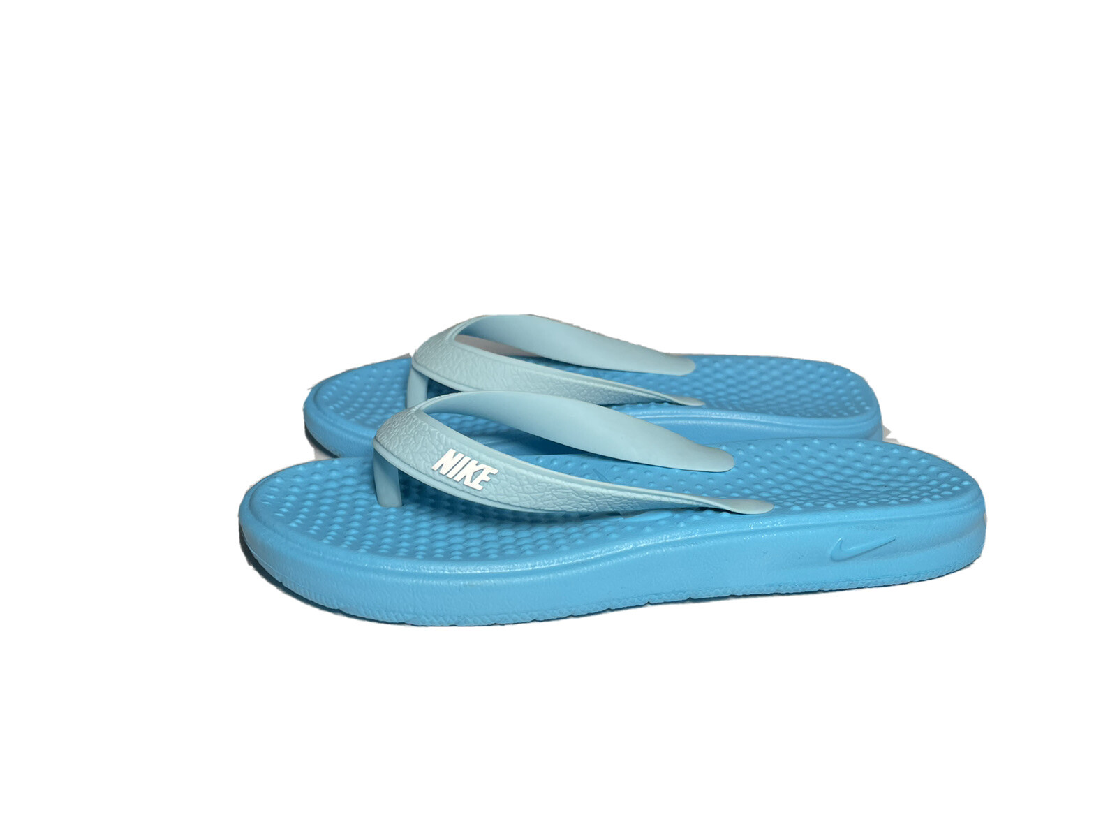 NIKE GIRLS SOLAY THONG NICE FLIP FLOPS SANDALS BLUE SIZE Y11 | eBay