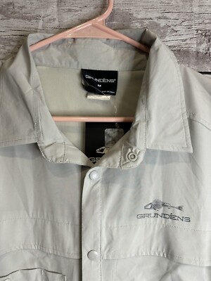 Grundens Hooksetter Short Sleeve Snap Button Shirt | eBay