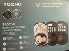 Fingerprint Door Lock Set,Keyless Entry Door Lock with Handle,Door Knob