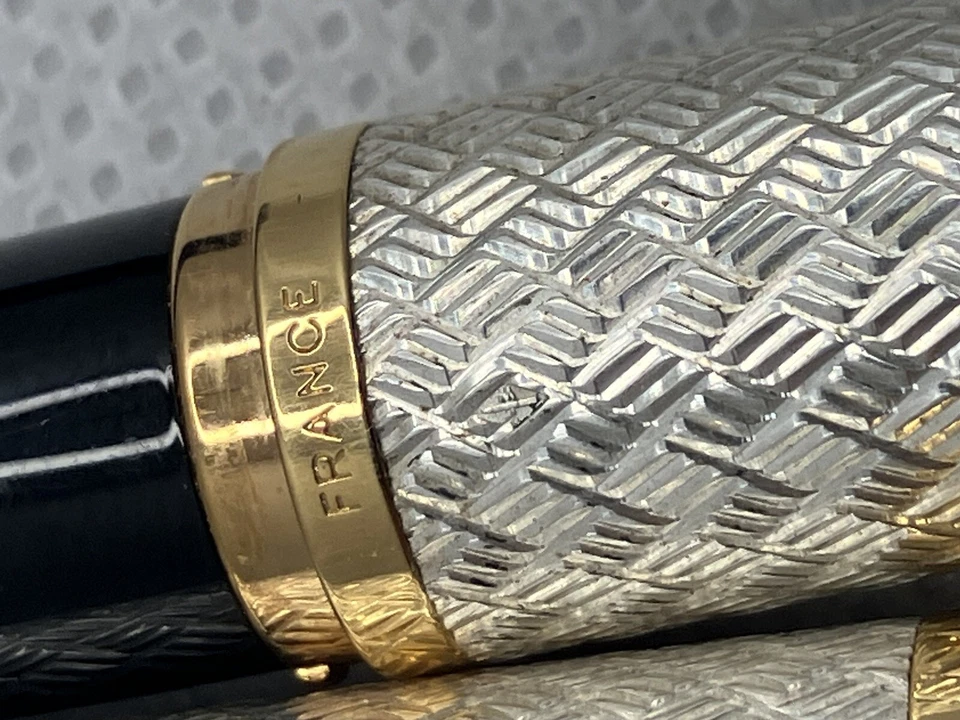 Bolígrafo Waterman L`Etalon de plata de ley y oro Foto 4 de 4