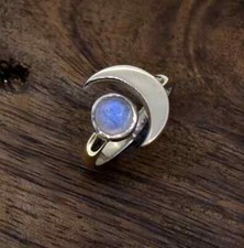 Moonstone Ring,925 Sterling Silver,Handmade Ring,Gift For Her,All Sizes 3 to 14