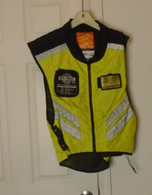Icon Motorsports Mil-Spec Mesh Vest Motorcycle Riding Vest Orange