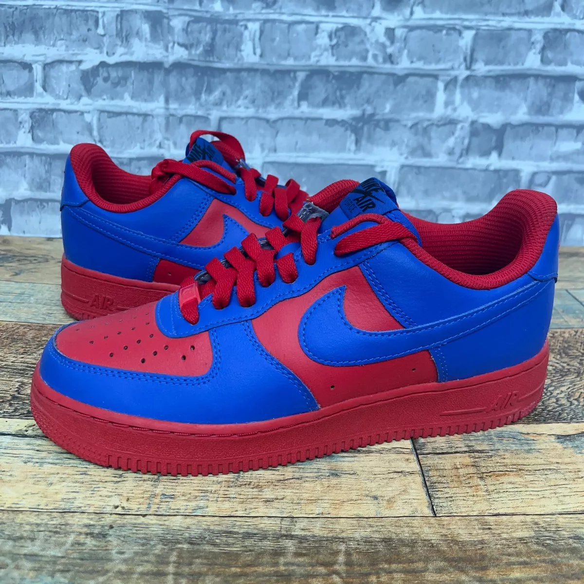 Nike Air Force 1 Low By You ID Red Blue Spider Man CT7875-994 Mens