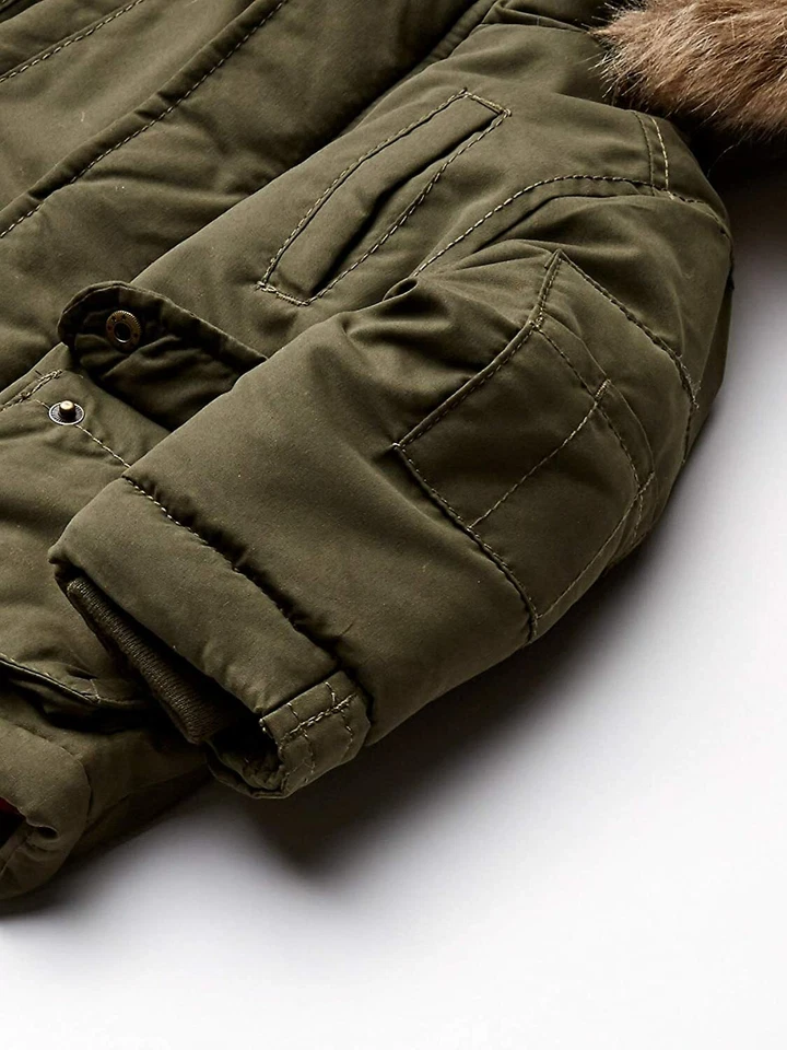 NWT - CARTER'S Boy's HEAVYWEIGHT ADVENTURE Green HOODED PARKA - L - Image 2 of 4