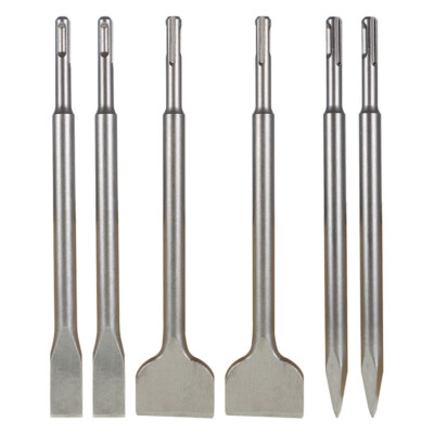 6 Piece Chisel Set Concrete Drill Bit Set SDS plus Rotary Hammer Bits US