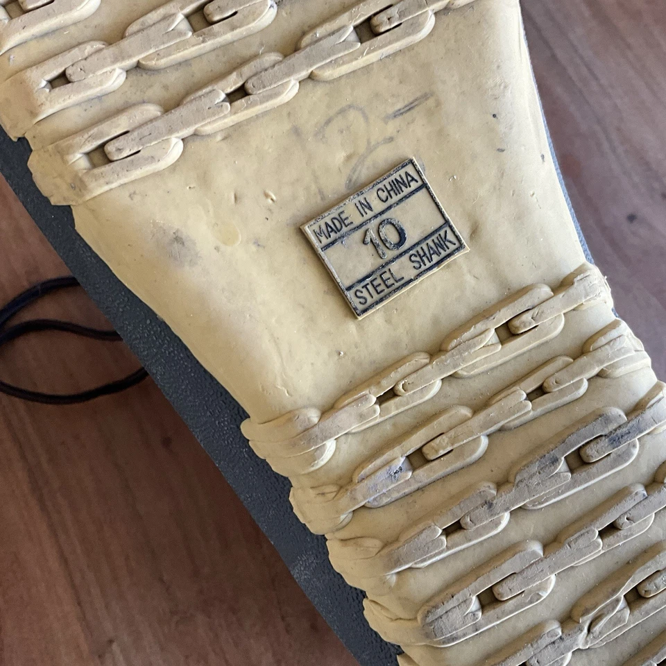 Vintage Duck Hunting Boots Mens 10 Thinsulate Waterfowl Maine Mud Rain Rubber - Image 2 of 4