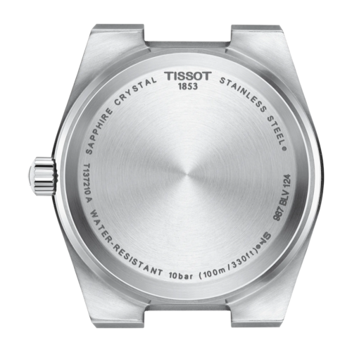 Reloj para mujer Tissot PRX T137.210.11.421.00 esfera roja acero 35 mm zafiro cuarzo - Imagen 3 de 3